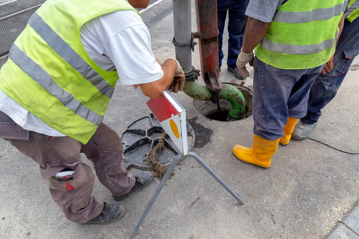 CCTV drain survey inspection in Reading